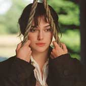 Keira Knightley en Orgullo y prejuicio
