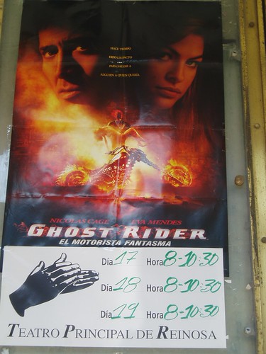 Cartel El motorista Fantasma