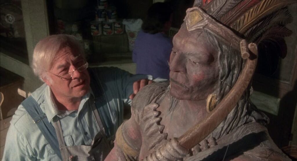 El viejo jefe cabeza de madera